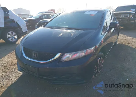 2013 Honda Civic Ex from USA, damaged, VIN 19XFB2F83DE061739